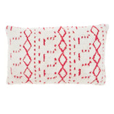 Nourison Lifestyle -AA019-HOTPK- Cotton shell with polyester fill. Zipper closure. 12X20 - HOTPK